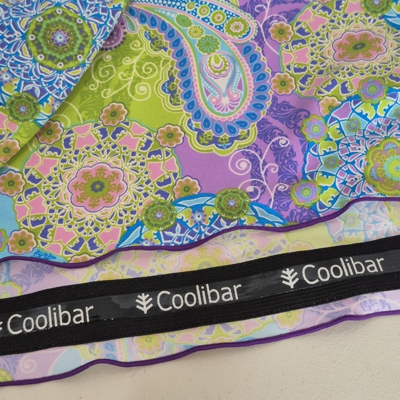 Coolibar 2 pc Paisley Top Skort Set UPF 50+ Sun Protection - Size XXL  ** Flawed - Picture 6 of 15